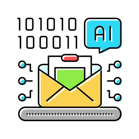 ai customization marketing color icon vector illustrationのイラスト素材