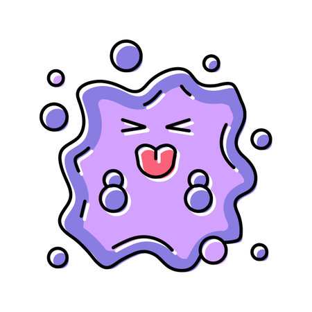 creature monster cute color icon vector illustrationのイラスト素材