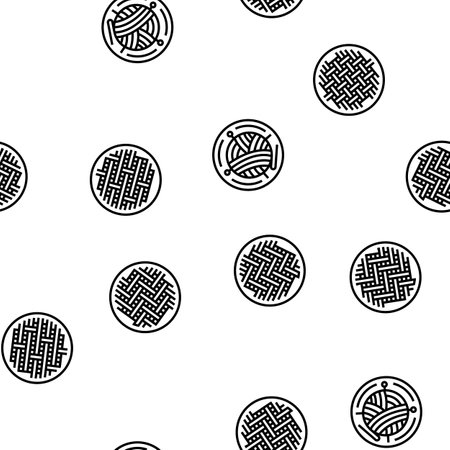 fabric cloth textile material vector seamless patternのイラスト素材