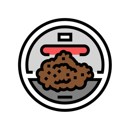 snuff tobacco nicotine color icon vector illustrationのイラスト素材