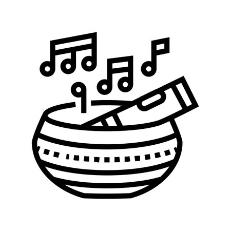 music mind yoga relax line icon vector illustrationのイラスト素材