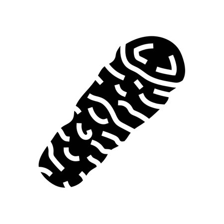 turmeric food herb glyph icon vector illustrationのイラスト素材