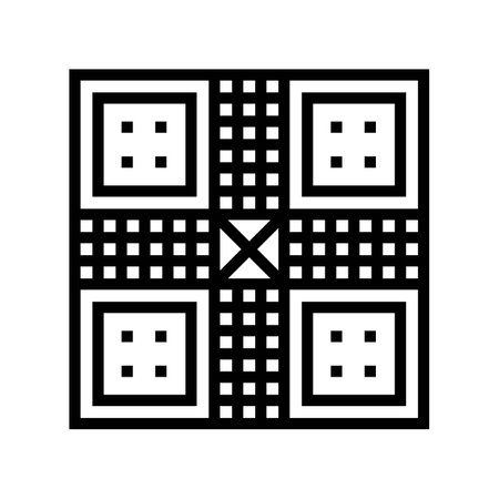 ludo board board table line icon vector illustrationのイラスト素材
