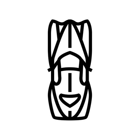 transportation car top view line icon vector illustrationのイラスト素材
