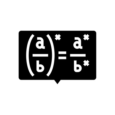 formula math science education glyph icon vector illustrationのイラスト素材