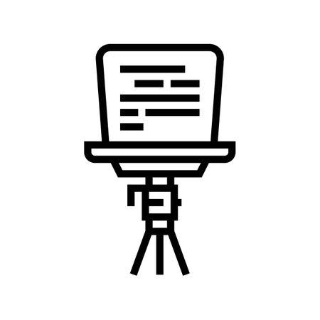 news media line icon vector illustrationのイラスト素材