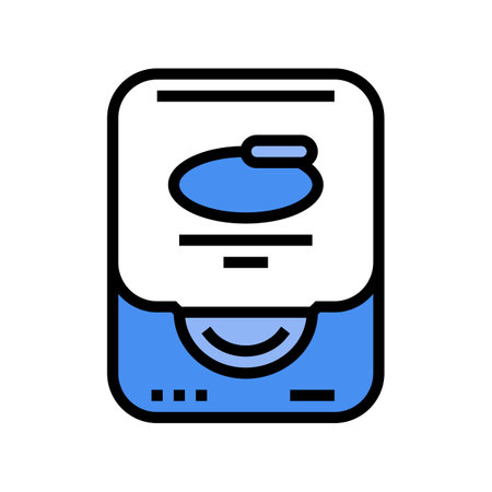 dental floss hygiene color icon vector illustrationのイラスト素材