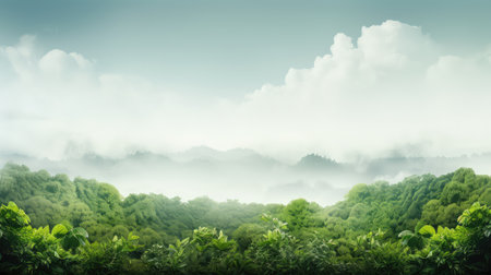 nature plant forest horizon breathtakingの素材