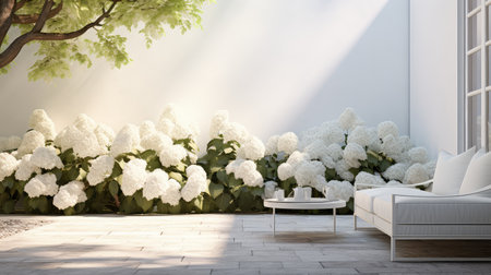 background beauty white gardening sereneの素材