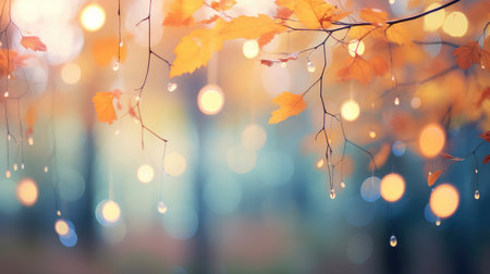 natural forest bokeh decoration dreamyの素材