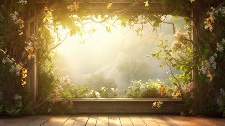 nature sunny frame blooming sunの素材