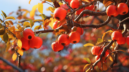yellow season red october closeの素材
