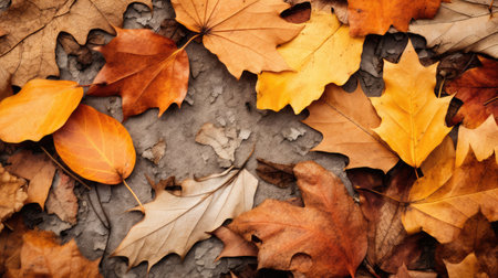 foliage season environment leaves macroの素材