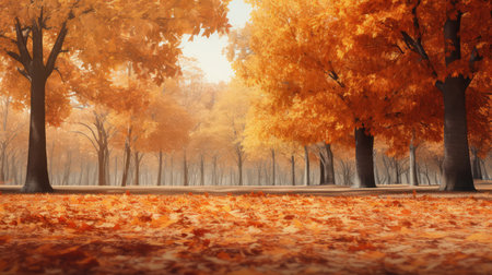 ful leaf color dry picturesqueの素材