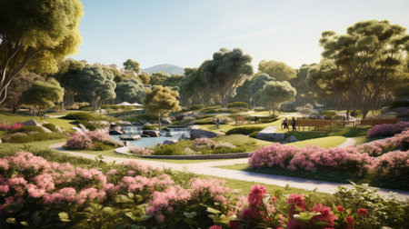 fresh green natural view botanicalの素材