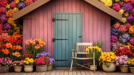 garden color wood gardening charmingの素材