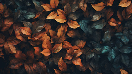 leaves organic texture park abstractの素材