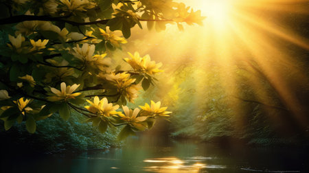 sky sun sunny light radiantの素材