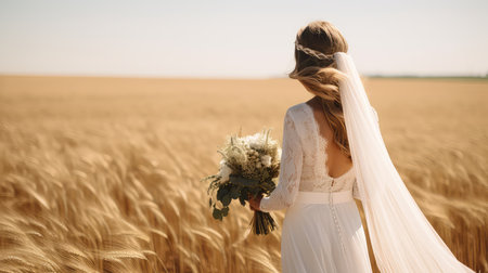 card bride wedding minimalistic backgroundの素材