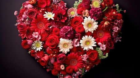 he love wedding flowers backgroundの素材