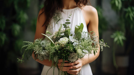 flower green wedding flowers backgroundの素材