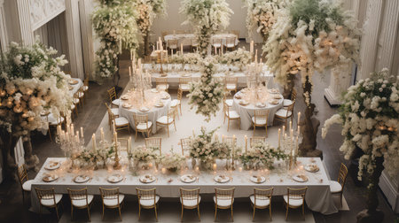 frame decoration wedding flowers backgroundの素材