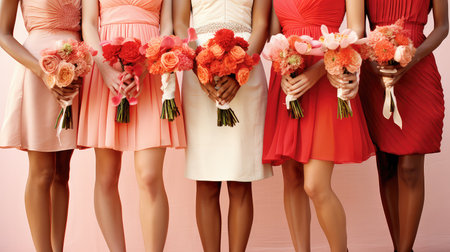decoration style wedding flowers backgroundの素材
