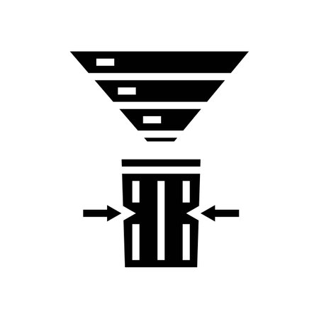 waste reduction green living glyph icon vector illustrationのイラスト素材