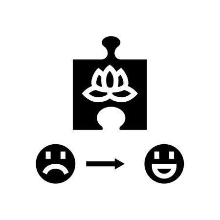 coping strategies mental health glyph icon vector illustrationのイラスト素材