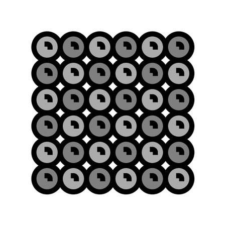 magnetic balls fidget toy color icon vector illustrationのイラスト素材