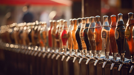 bar full beer drink beerの素材