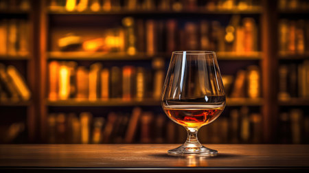 snifter single whiskey drinkの素材