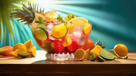 ice cocktail tequila drink tropicalの素材