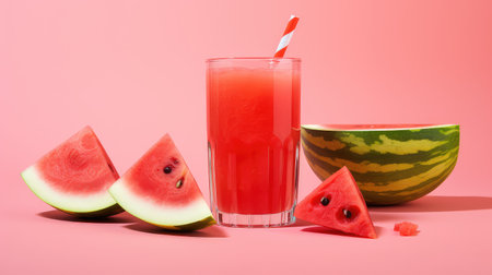 fruit juicy juice drink watermelonの素材