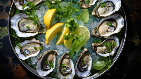 cooking parsley seafood foodの素材