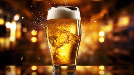 bar lager beer drink classicの素材