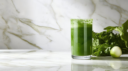 fresh isolated juice drink greenの素材