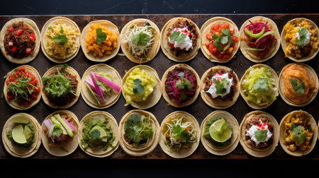 cuisine traditional mexican food streetの素材