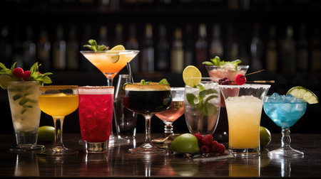 alcohol restaurant cocktail drink culinaryの素材