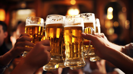mug white beer drink cheersの素材