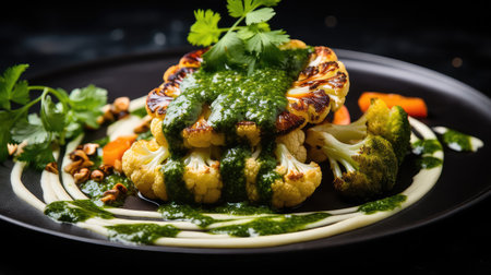 organic vegetable vegan food cauliflowerの素材