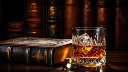 alcohol brown whiskey drink leatherの素材