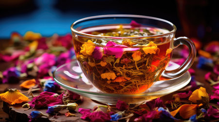 morning mug tea drink herbalの素材