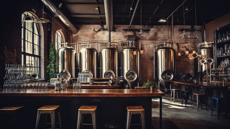 alcohol background beer drink breweryの素材