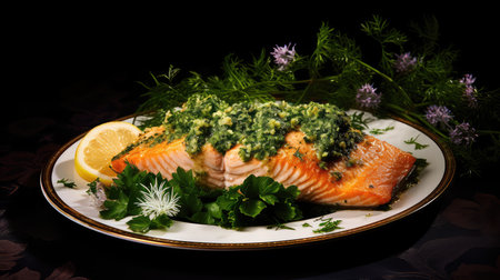 background parsley seafood foodの素材