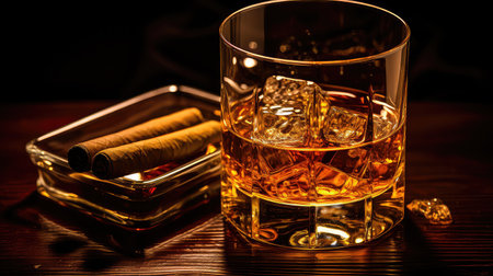 background closeup whiskey drink closeの素材