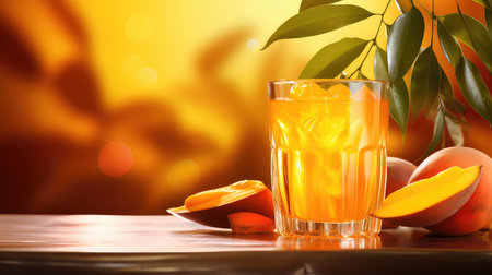 mango liquid juice drink goldenの素材