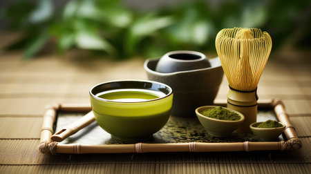 hot wooden tea drink bambooの素材