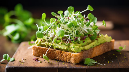 bread avocado vegan food toastの素材