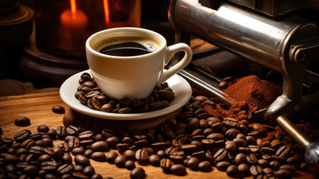 beverage espresso coffee drink espressoの素材